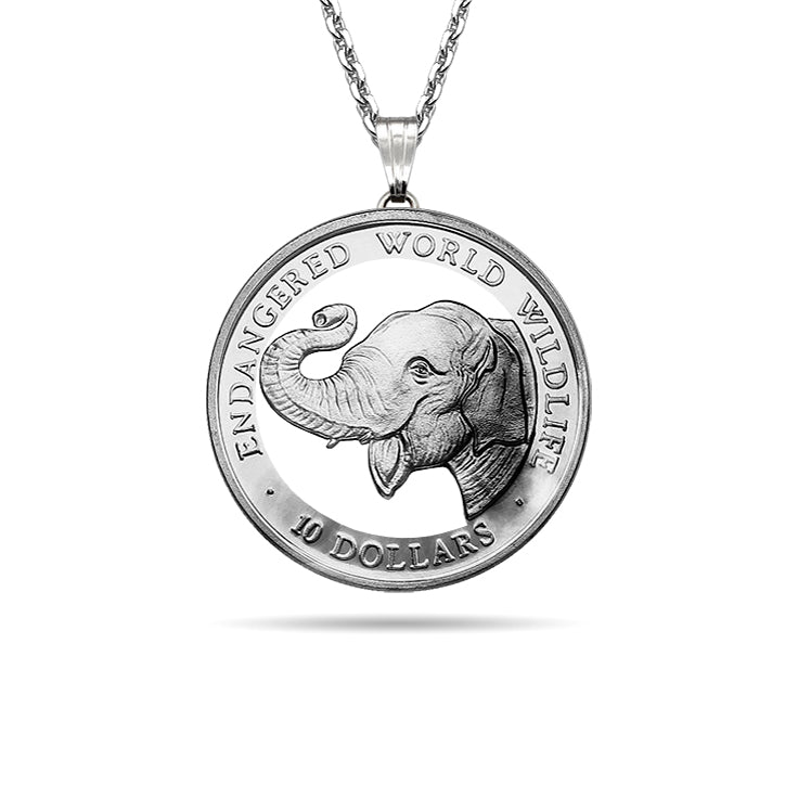 Cookinseln / Elefant / Original / Ohne Silberkette