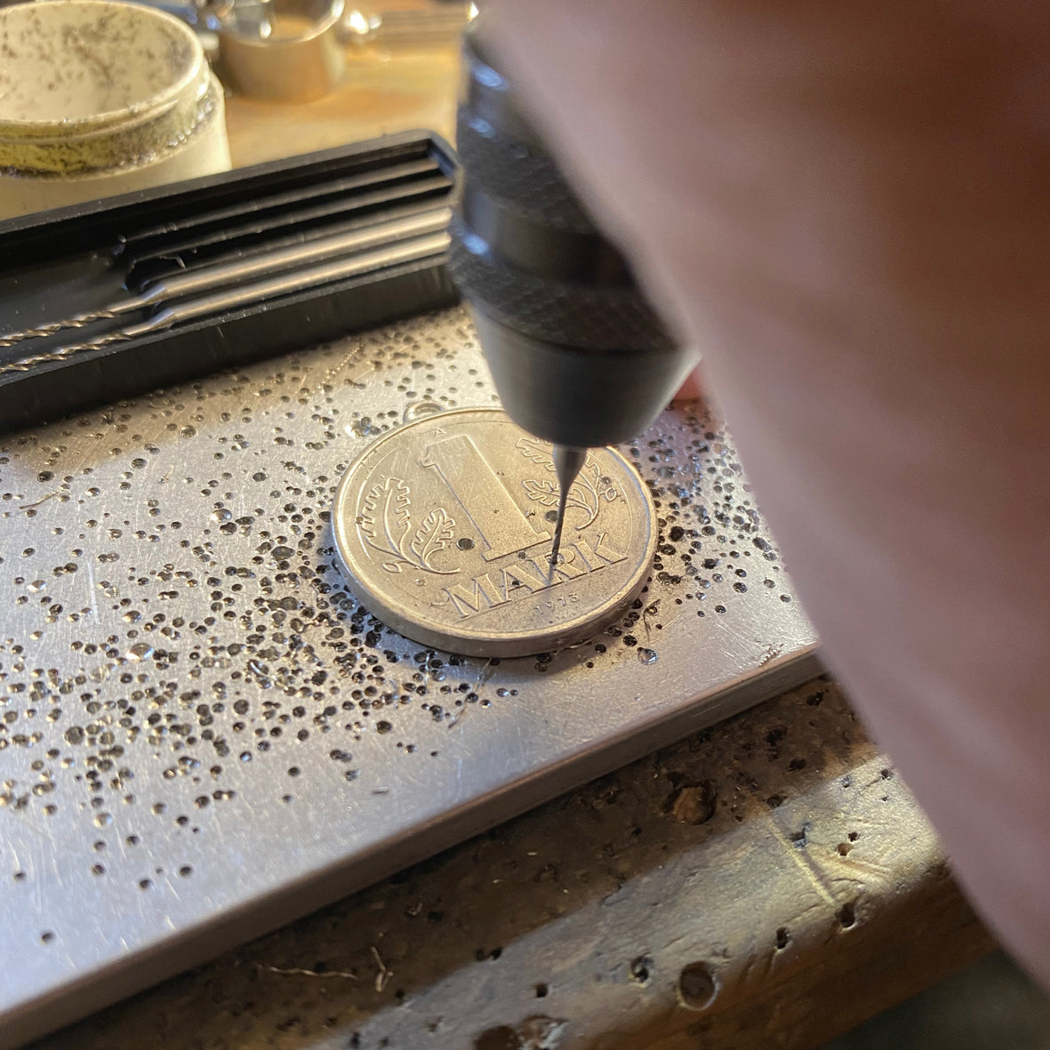 DDR / 1 Mark / Replika / Ohne Silberkette