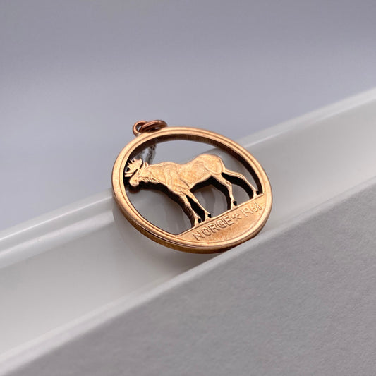 Norwegen / Elch / Original / Ohne Silberkette