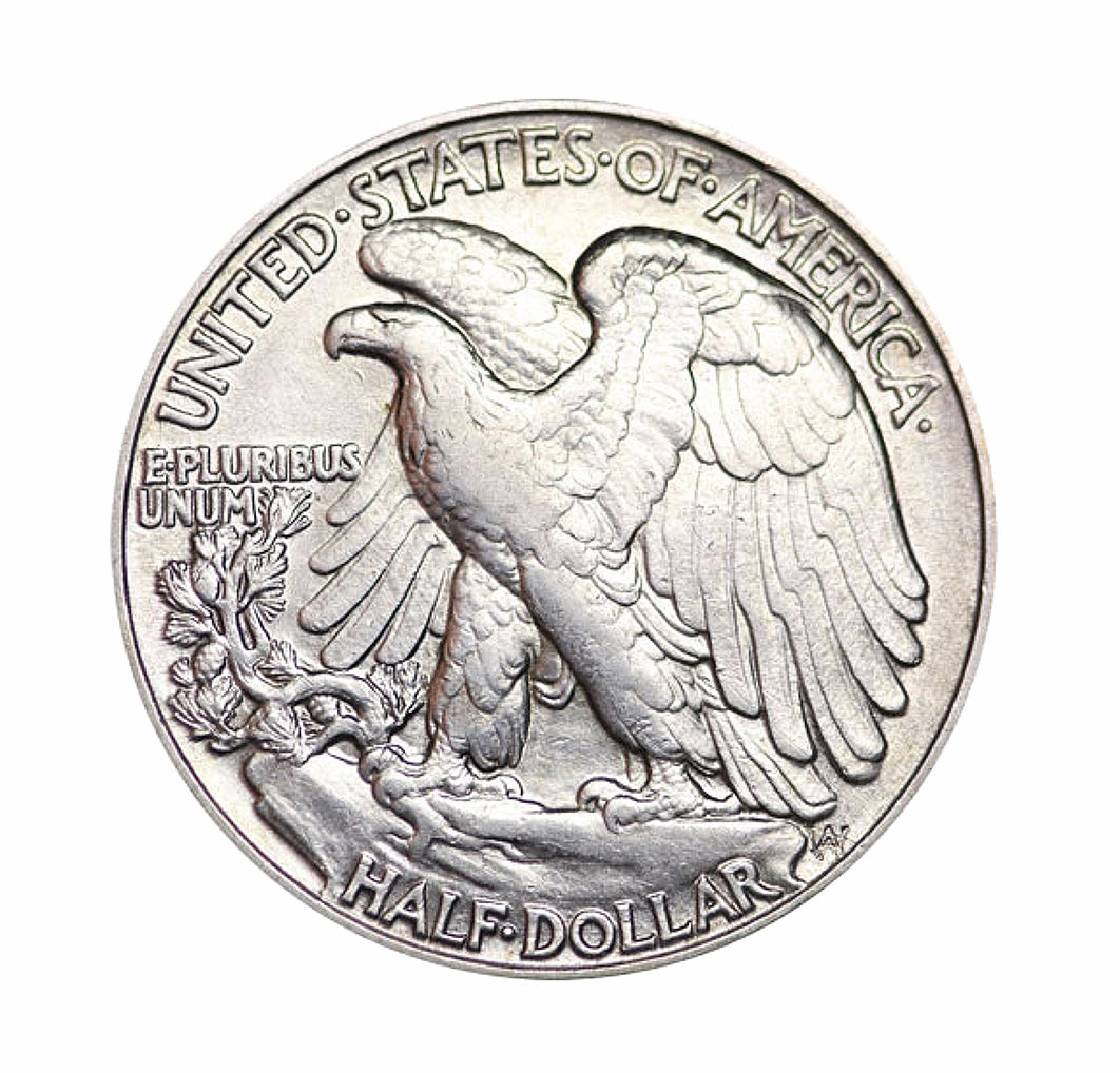 USA / Halber Dollar / Weißkopfseeadler / Original / Ohne Silberkette