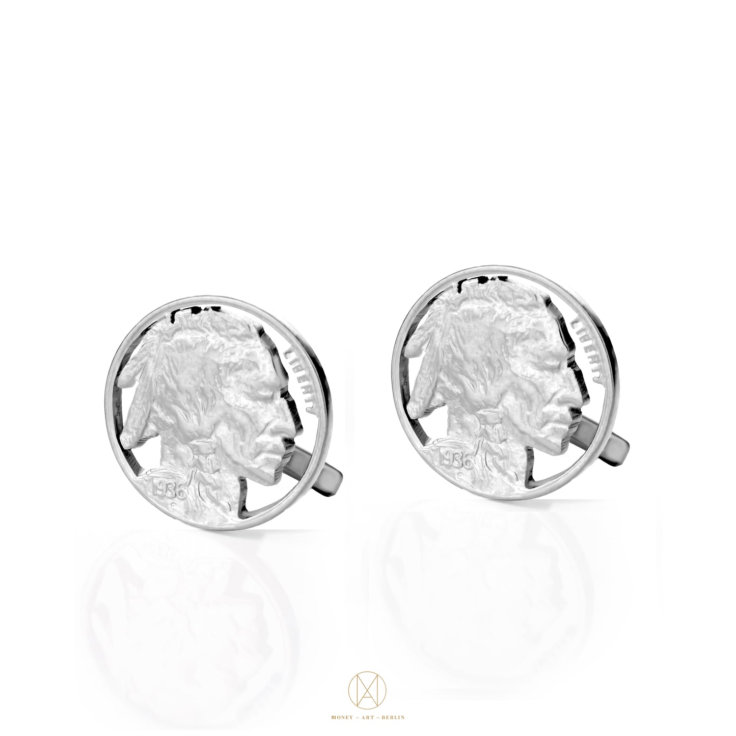 USA / Indian Head / Native American / Cufflinks
