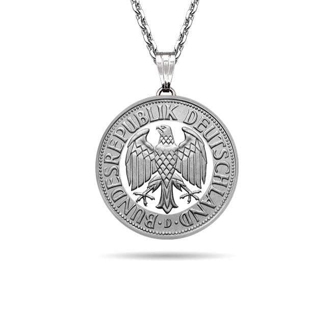 Germany / 1 German mark / Eagle / With year of issue / Without silver chain
