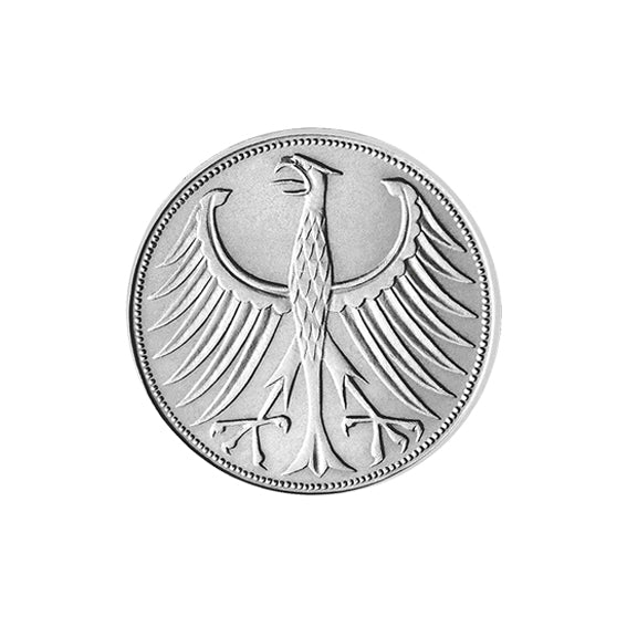 Germany / 5 Deutsche Mark / 625 silver / Original / Without silver chain