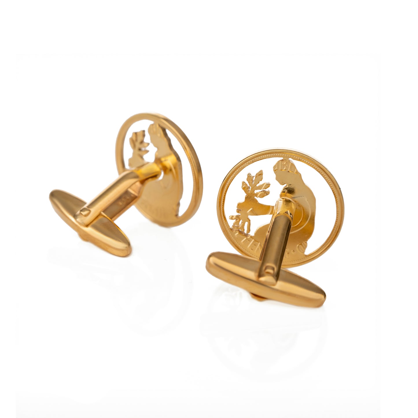 50 Pfennig Manschettenknöpfe / Mit Jahrgang erhältlich