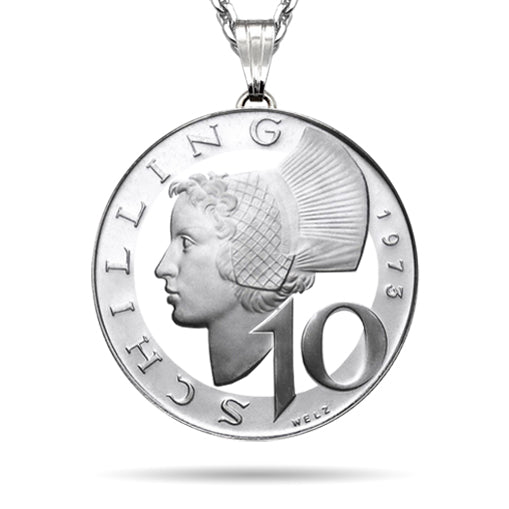 Österreich / 10 Schilling / Ohne Silberkette