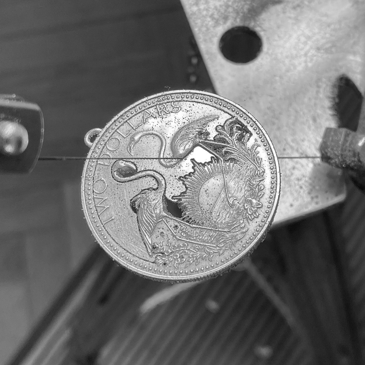 Bahamas / Flamingos / Original / Ohne Silberkette