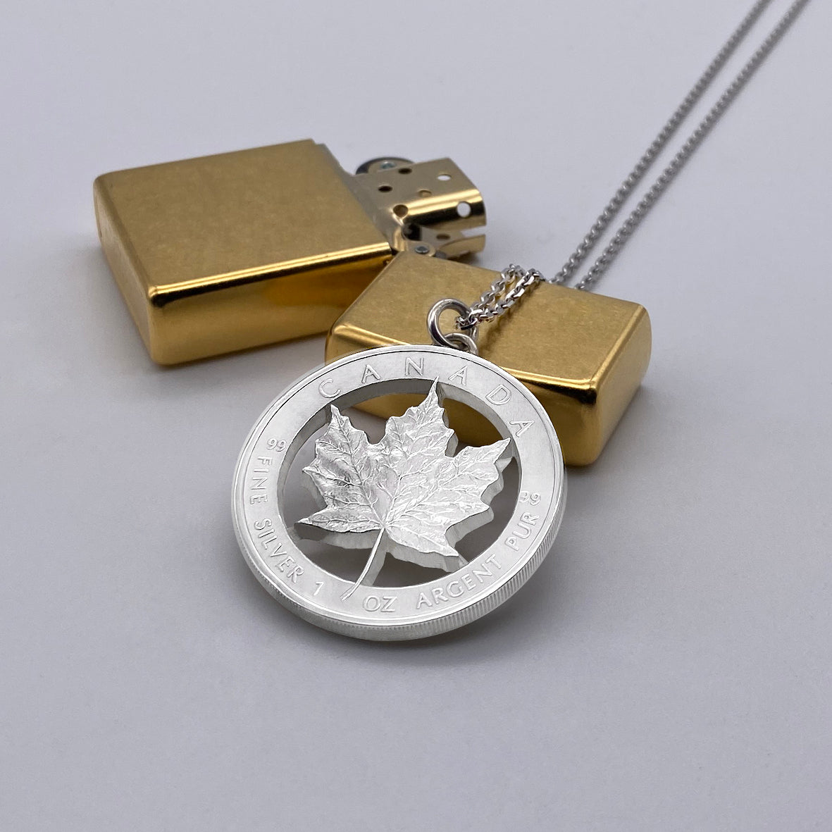 Kanada / Ahornblatt / 999 Silber / Original / Ohne Silberkette