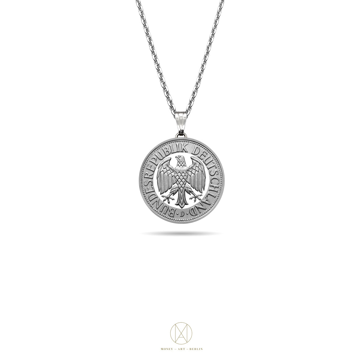 Deutschland / 1 Deutsche Mark / Adler / Mit Jahrgangswunsch / Ohne Silberkette