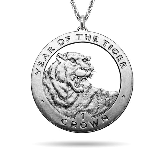 Isle of Man / Tiger / Replika / Ohne Silberkette