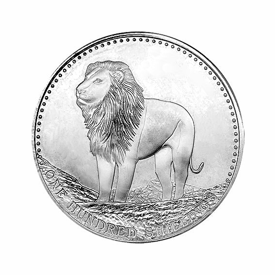 Somalia / Löwe / Replika / Ohne Silberkette