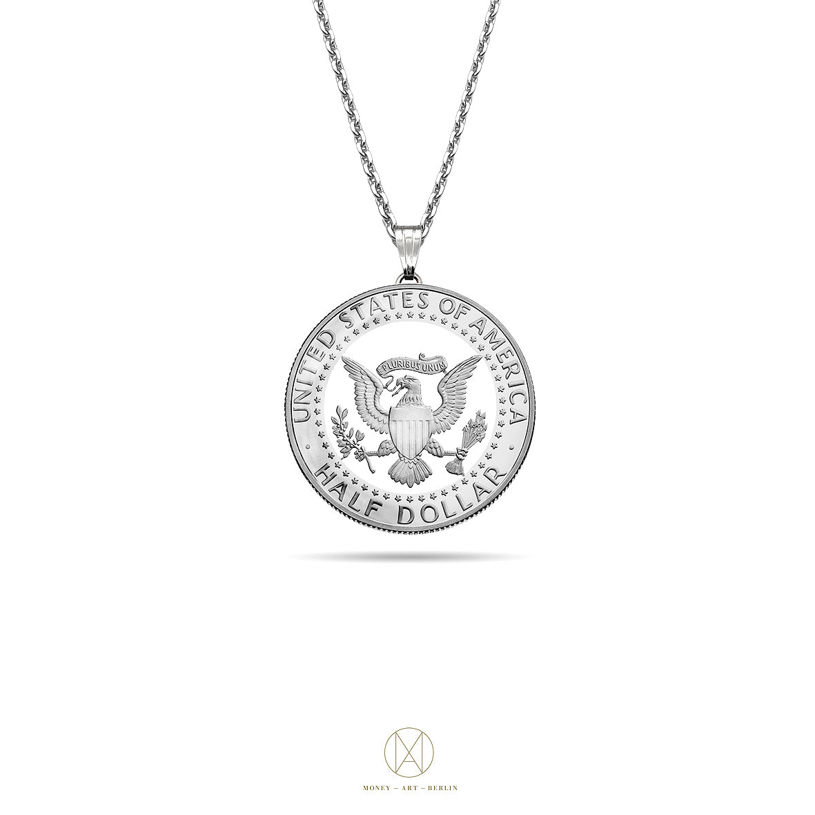 USA / Halber Dollar / Siegel des Präsidenten der Vereinigten Staaten / Origianl / Ohne Silberkette