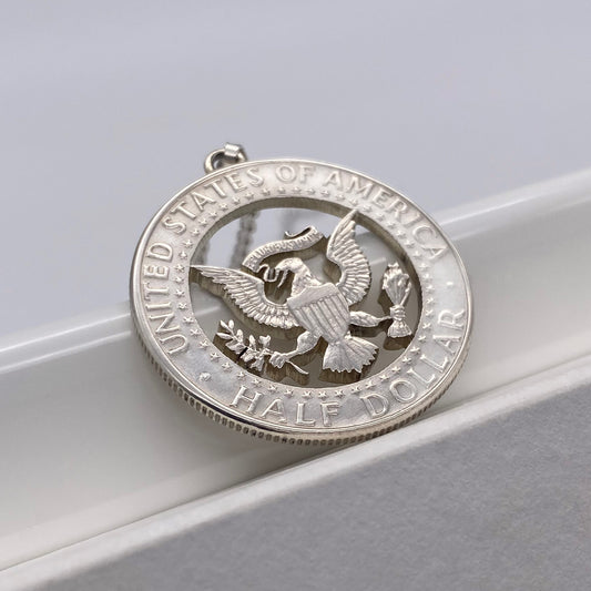 USA / Halber Dollar / Siegel des Präsidenten der Vereinigten Staaten / Origianl / Ohne Silberkette